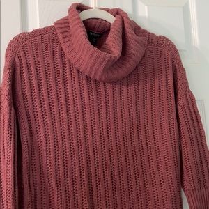 mid-thigh turtleneck